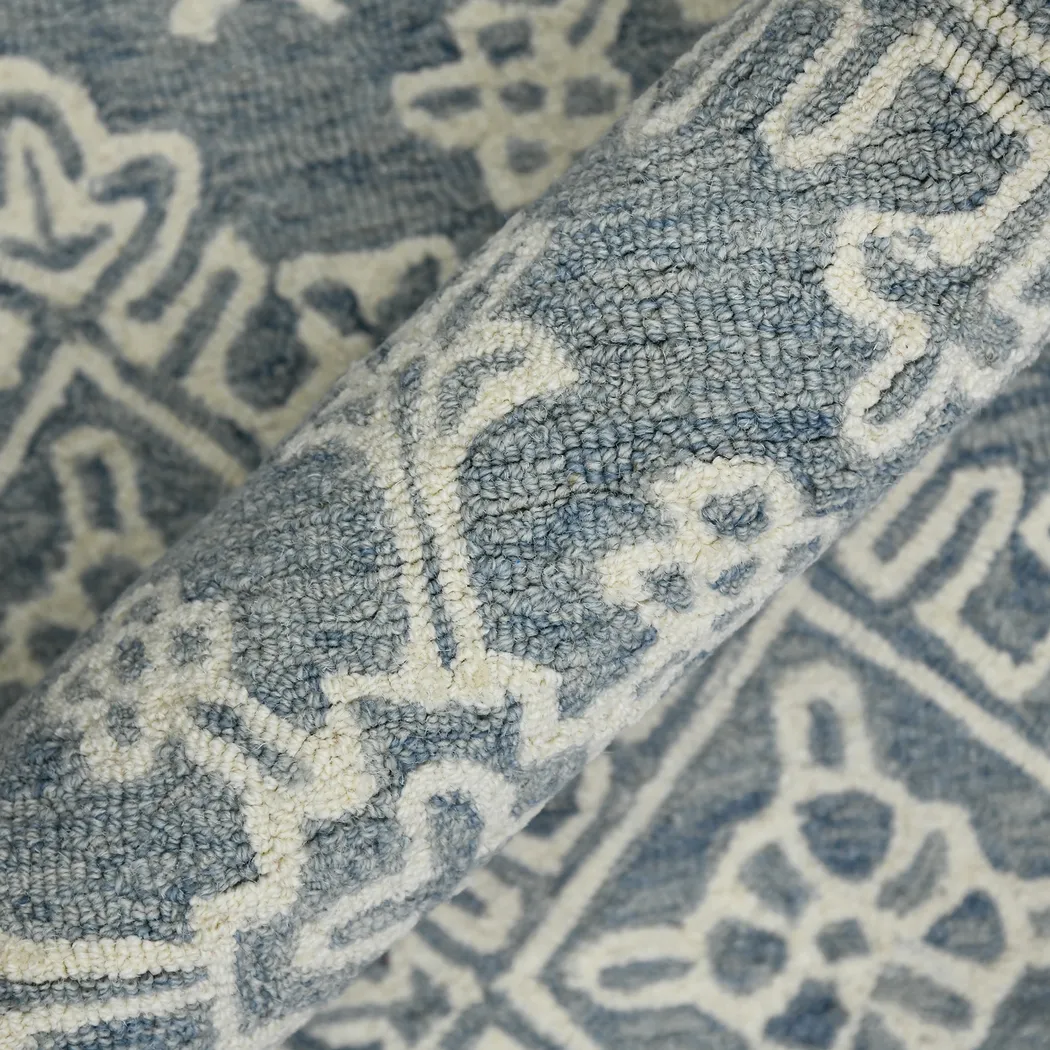 Nadra Blue 5' x 7'6 Rug - Thumbnail - Image 5