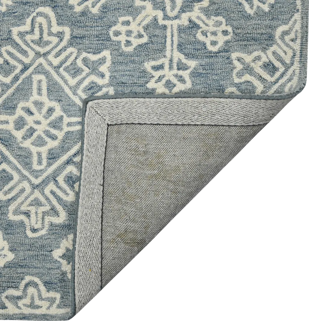 Nadra Blue 5' x 7'6 Rug - Thumbnail - Image 8