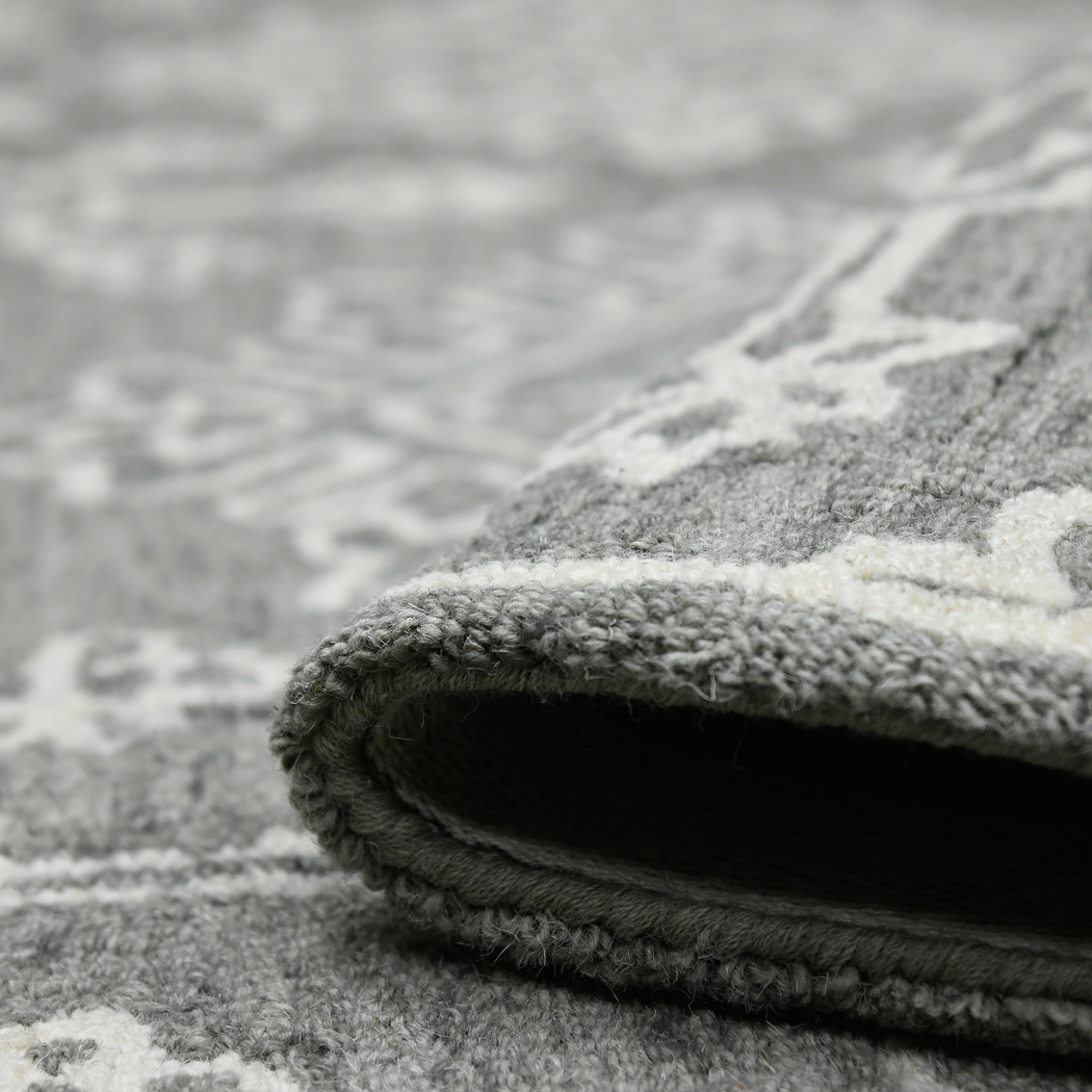 Nadra Gray 7'6 x 9'6 Rug - Thumbnail - Image 5