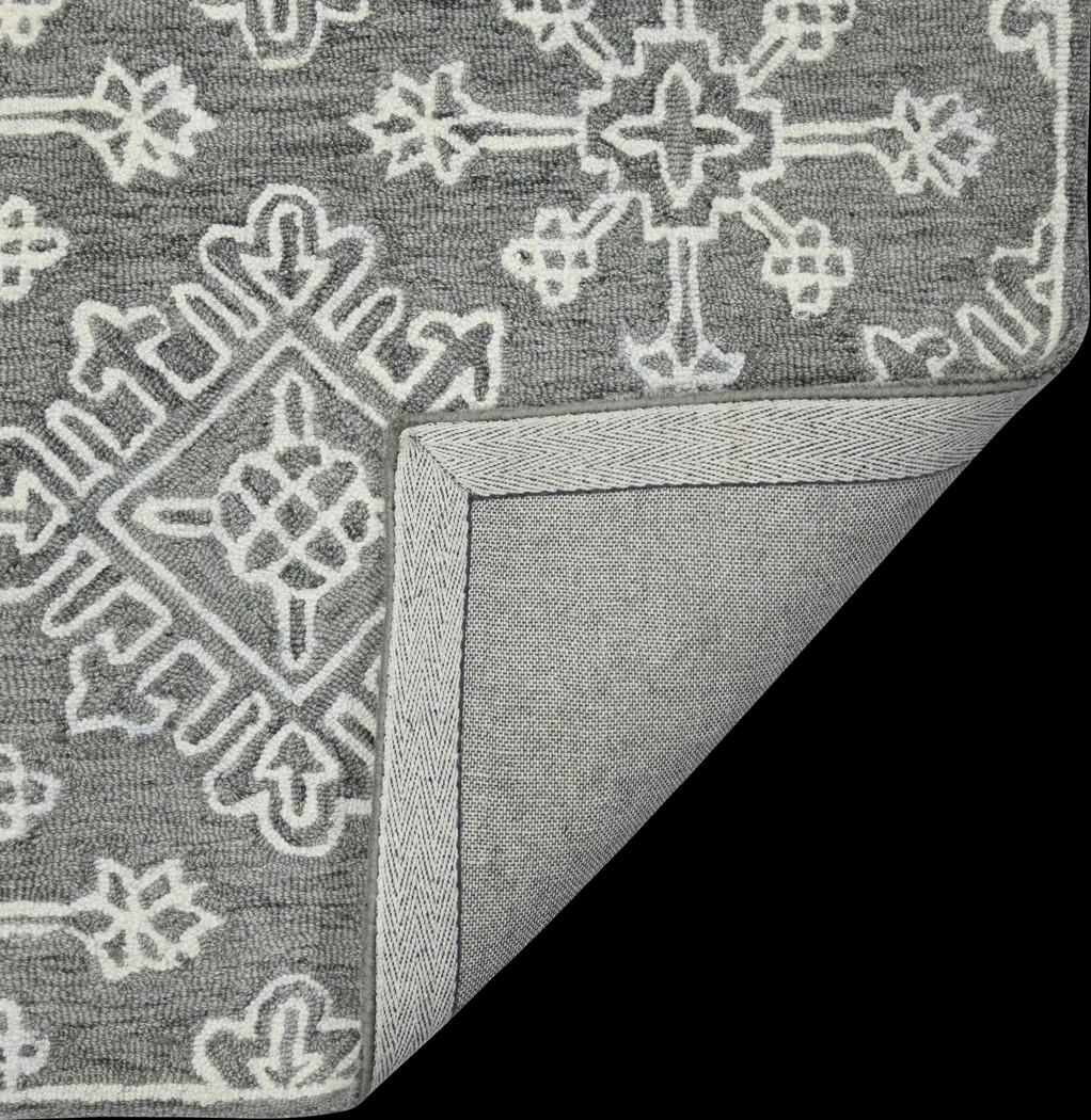 Nadra Gray 7'6 x 9'6 Rug - Thumbnail - Image 8