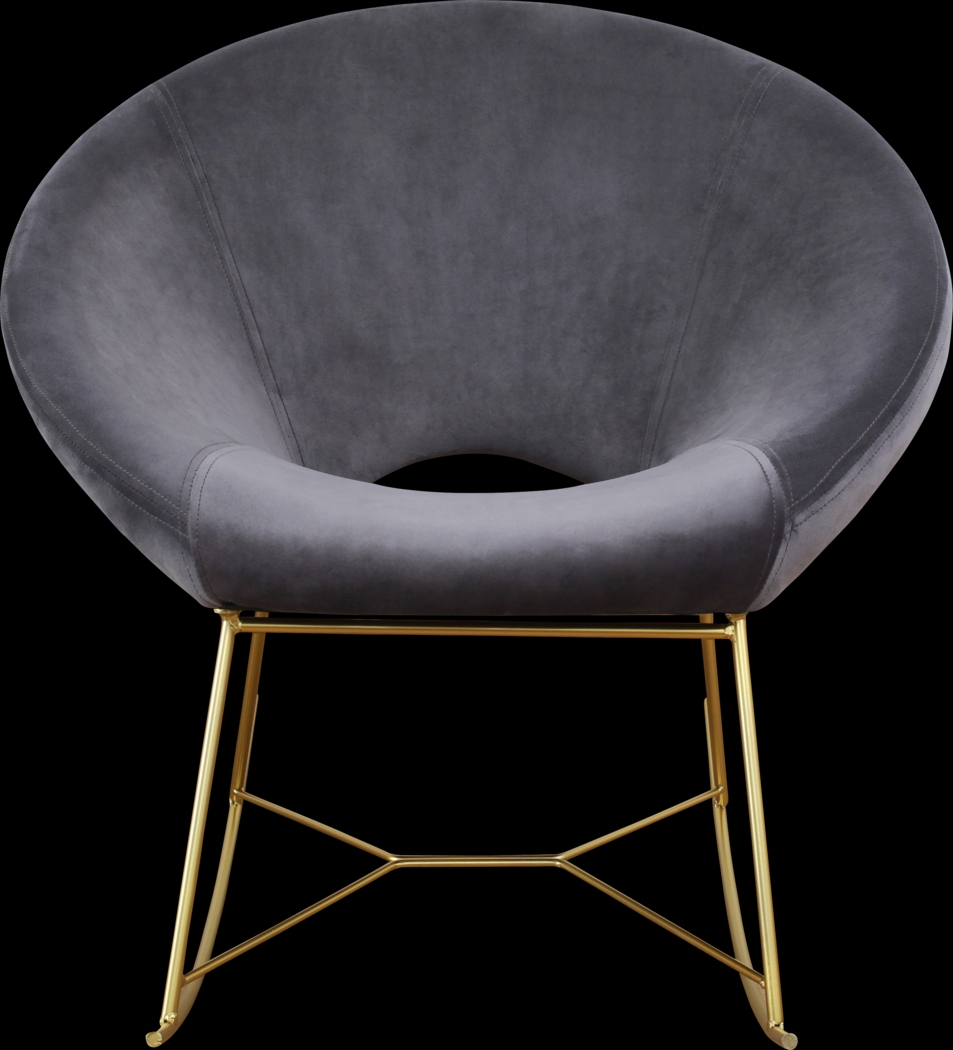 Nagel Gray Rocker Chair - Thumbnail - Image 2