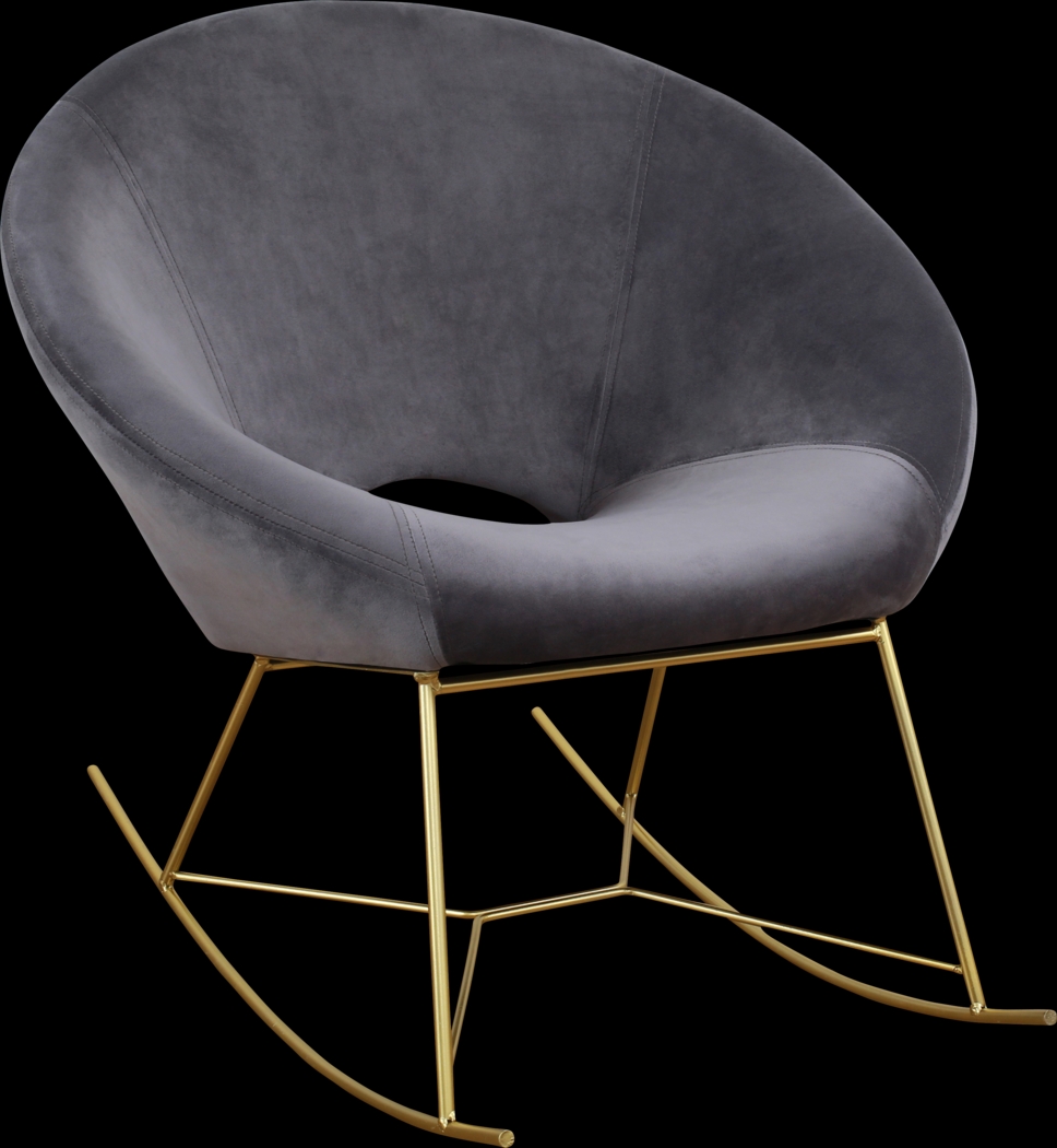 Nagel Gray Rocker Chair - Thumbnail - Image 1