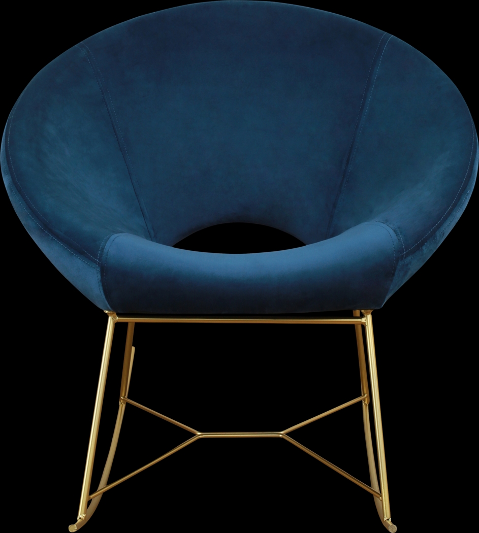 Nagel Navy Rocker Chair - Thumbnail - Image 2