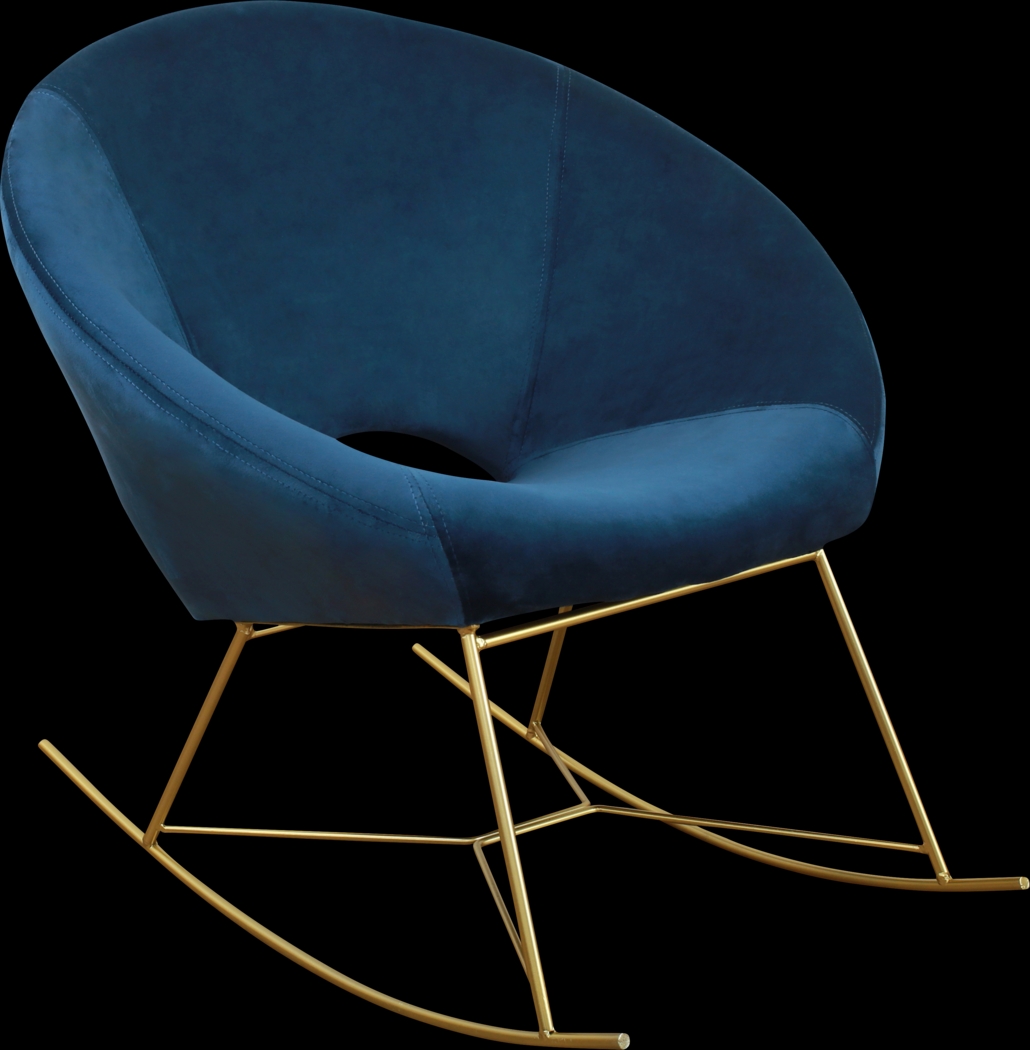 Nagel Navy Rocker Chair - Thumbnail - Image 1