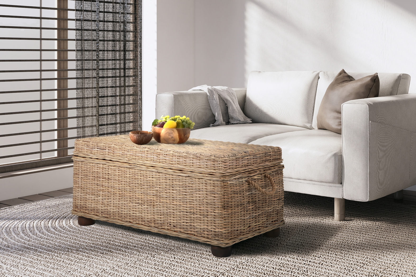 Nahant Tan Storage Trunk - Thumbnail - Image 4