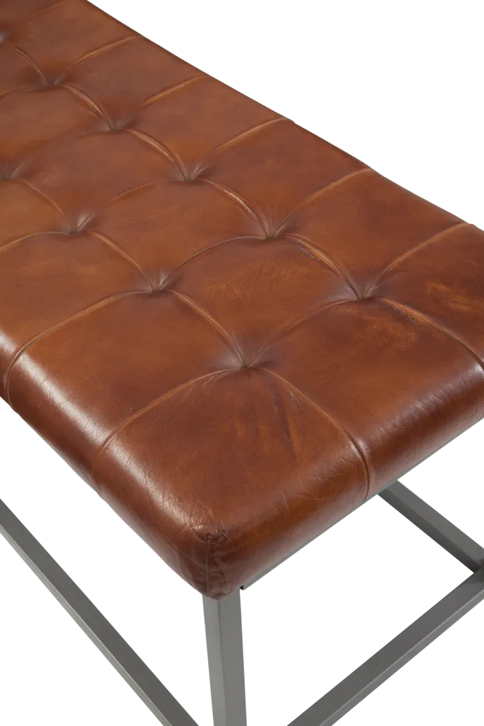 Nahida Brown Accent Bench - Thumbnail - Image 4
