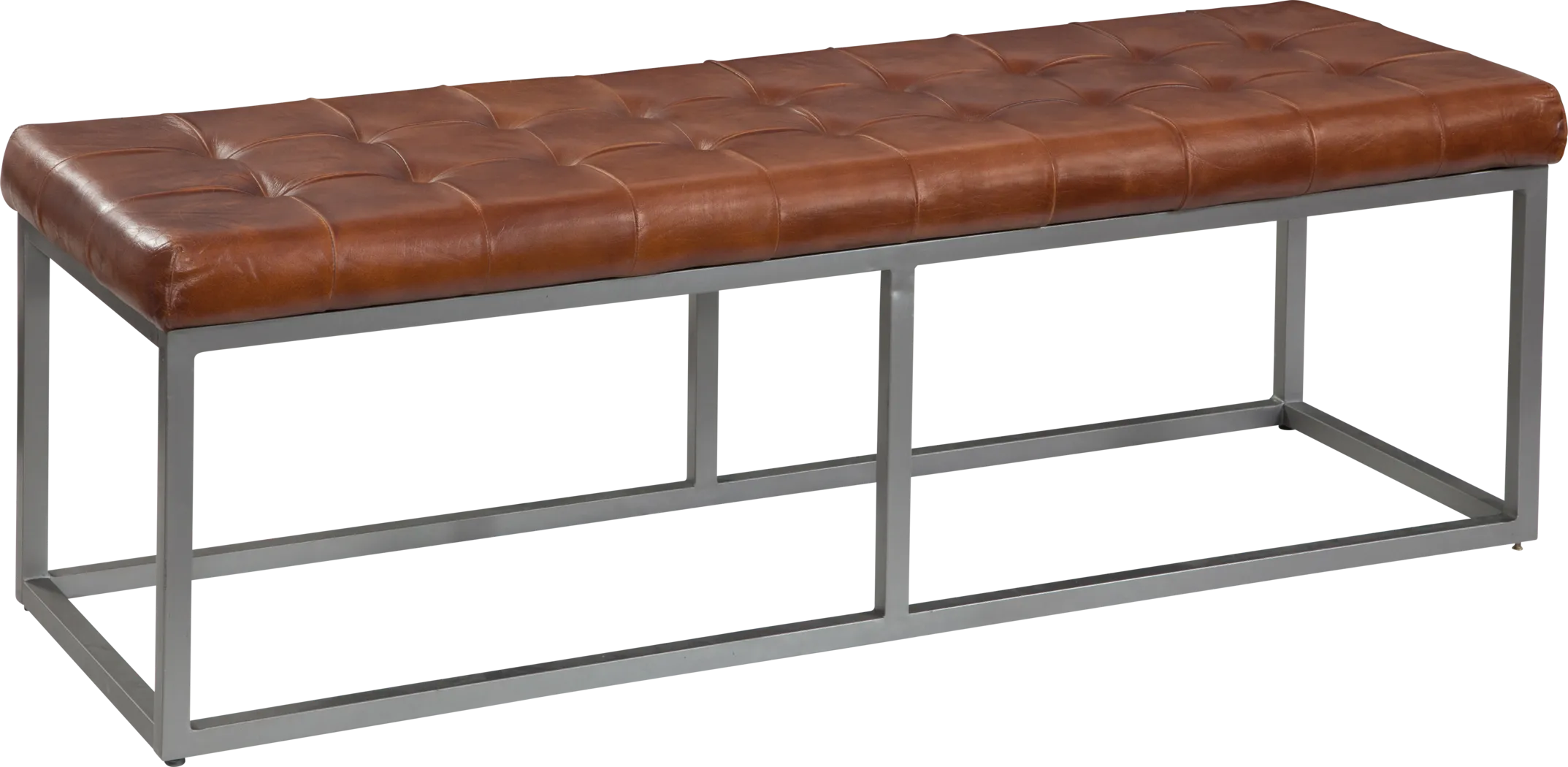 Nahida Brown Accent Bench - Thumbnail - Image 1