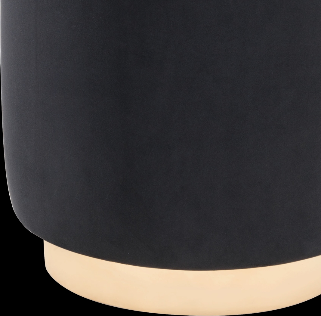 Nahua Black Accent Stool - Thumbnail - Image 2