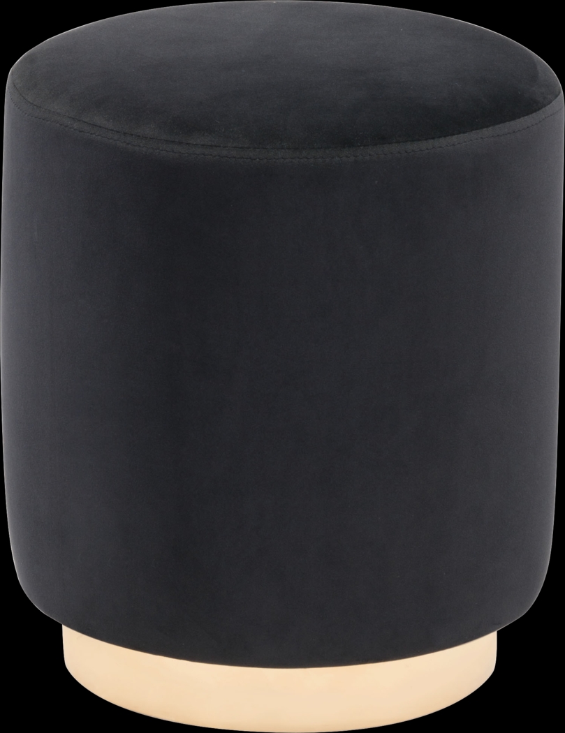Nahua Black Accent Stool - Thumbnail - Image 1