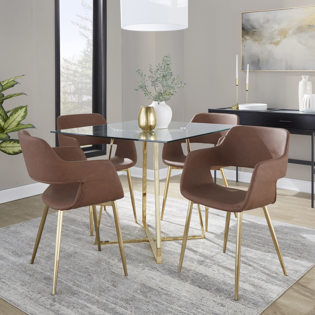 Naibor I Brown Arm Chair, Set of 2 - Thumbnail - Image 2