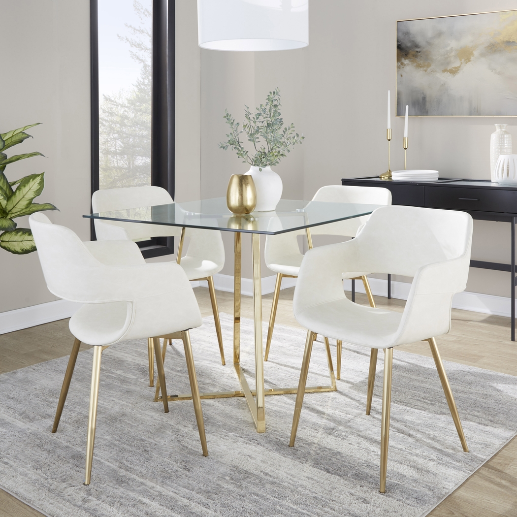 Naibor I Cream Arm Chair, Set of 2 - Thumbnail - Image 2