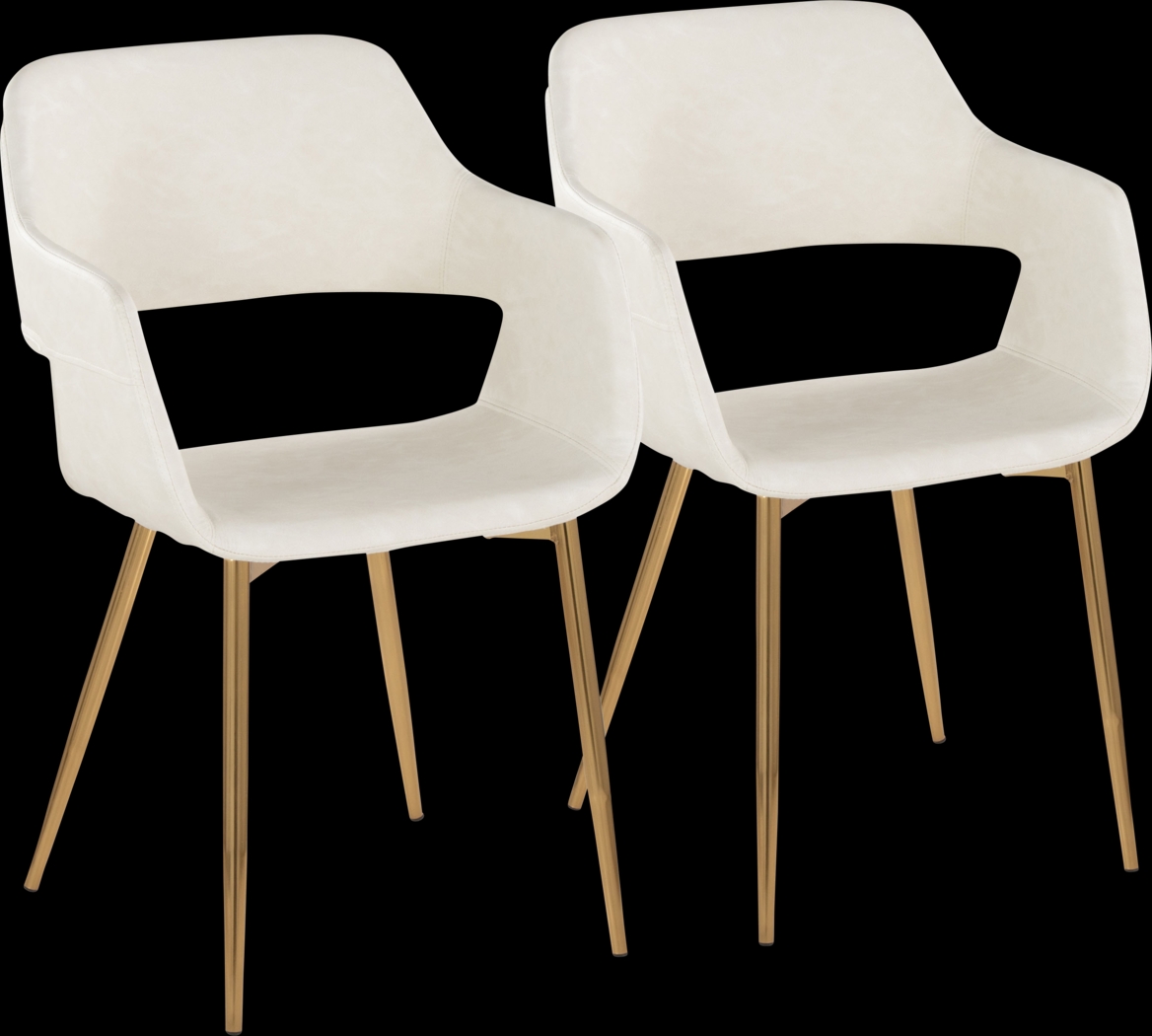 Naibor I Cream Arm Chair, Set of 2 - Thumbnail - Image 1