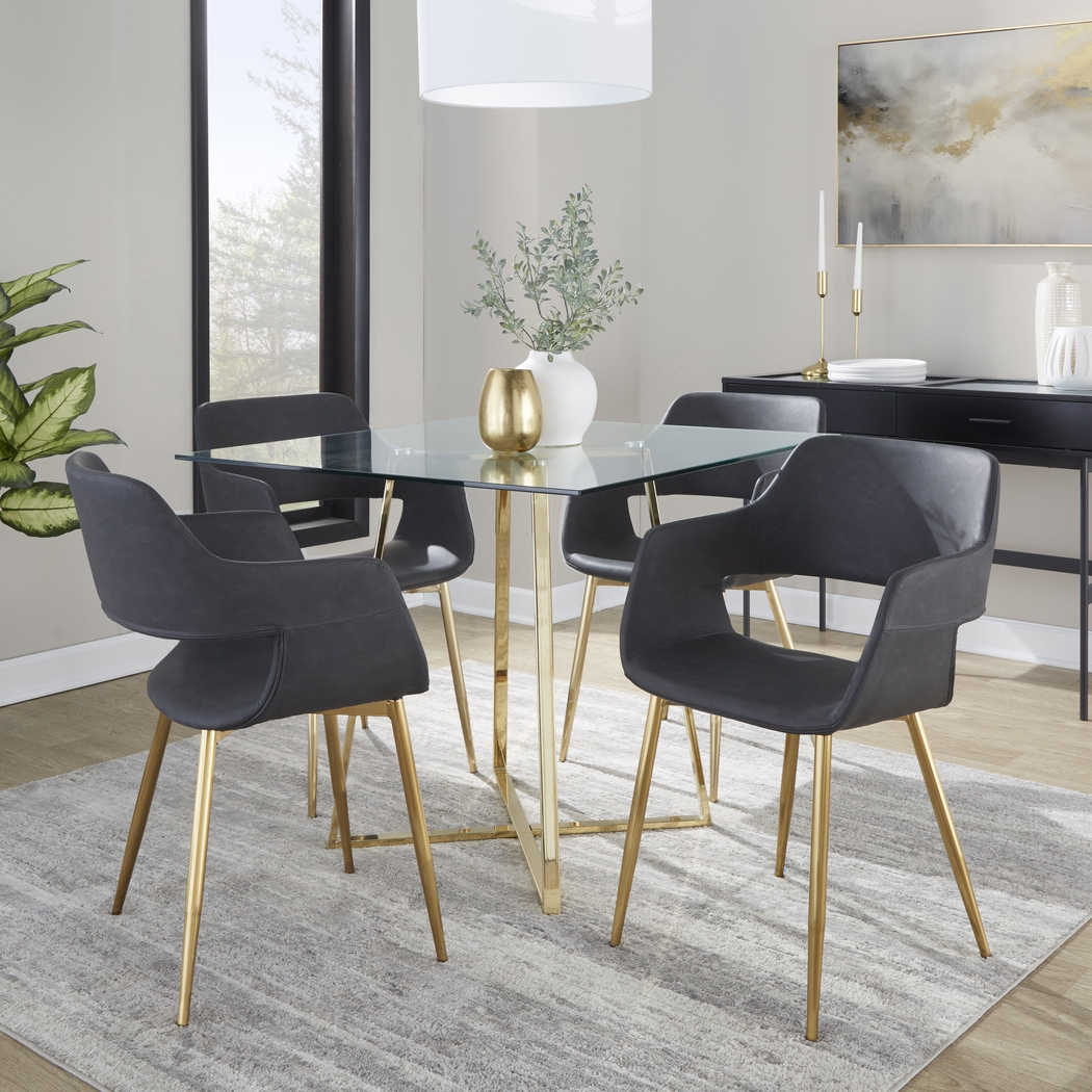 Naibor I Gray Arm Chair, Set of 2 - Thumbnail - Image 2