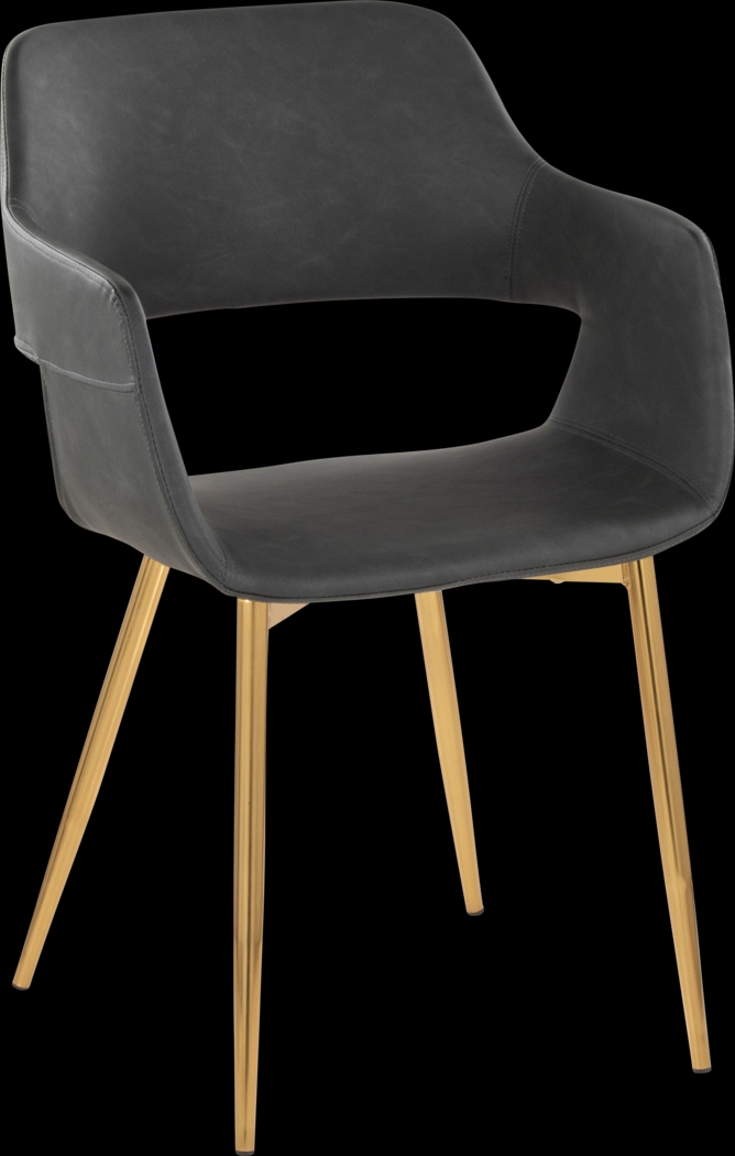 Naibor I Gray Arm Chair, Set of 2 - Thumbnail - Image 3