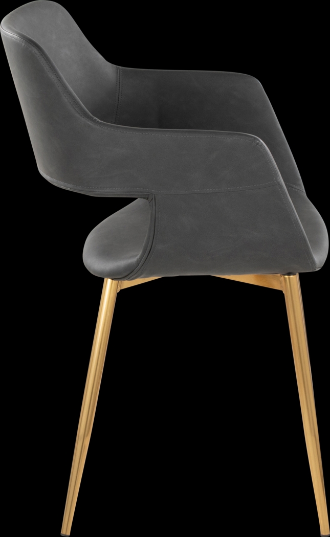 Naibor I Gray Arm Chair, Set of 2 - Thumbnail - Image 4