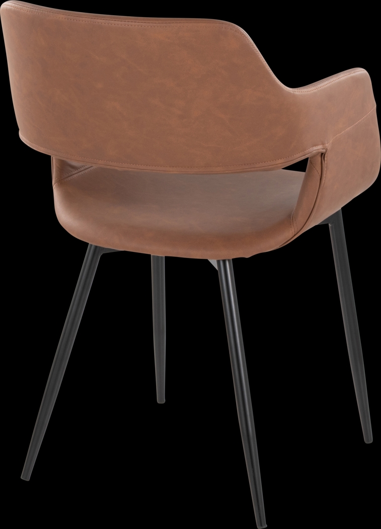 Naibor II Brown Arm Chair, Set of 2 - Thumbnail - Image 5