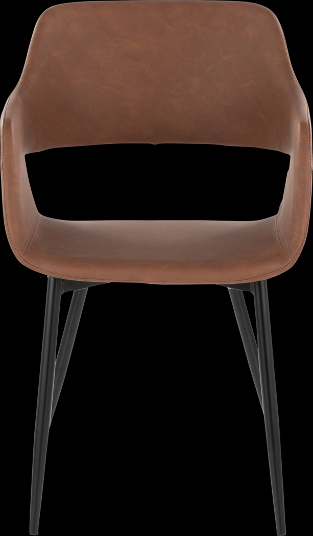 Naibor II Brown Arm Chair, Set of 2 - Thumbnail - Image 7