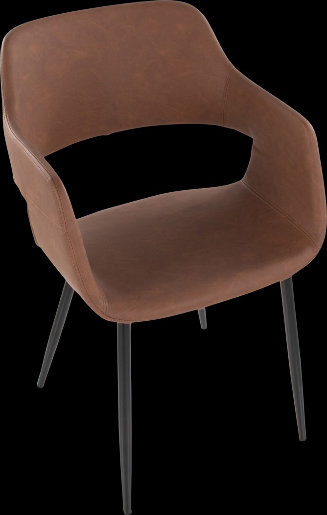 Naibor II Brown Arm Chair, Set of 2 - Thumbnail - Image 8