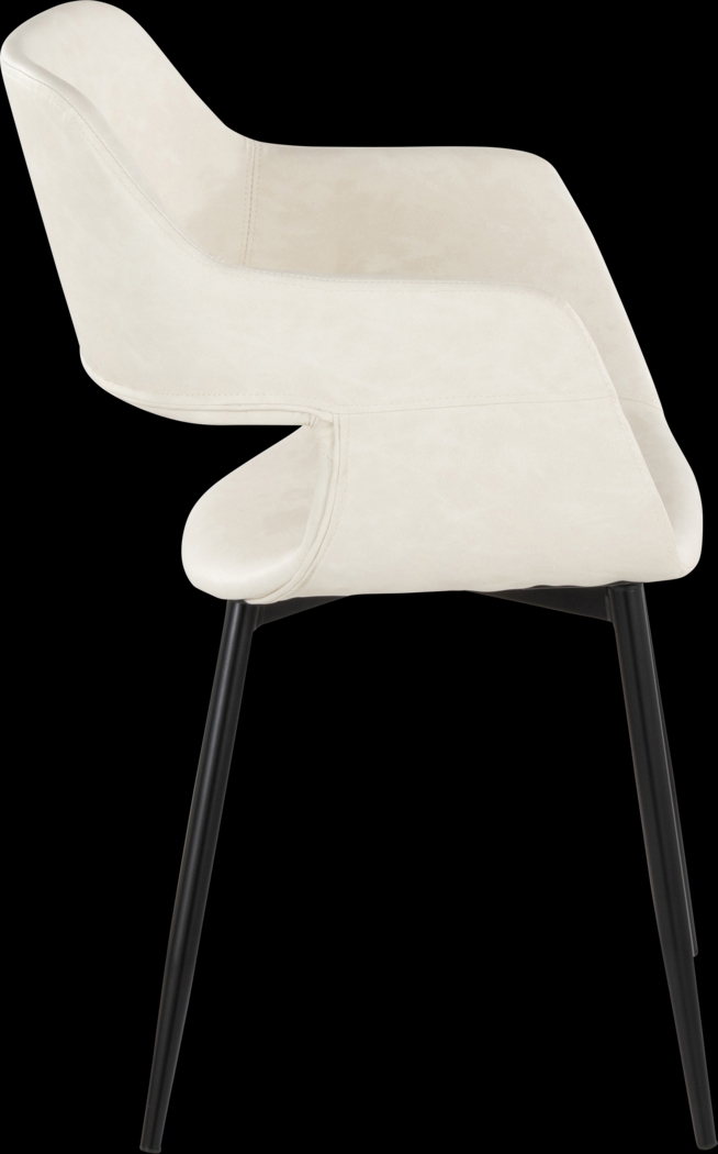 Naibor II Cream Arm Chair, Set of 2 - Thumbnail - Image 3