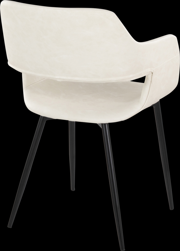 Naibor II Cream Arm Chair, Set of 2 - Thumbnail - Image 4