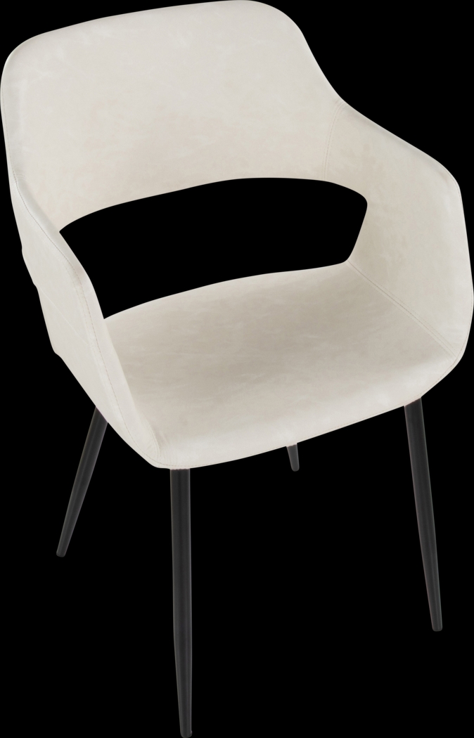 Naibor II Cream Arm Chair, Set of 2 - Thumbnail - Image 7