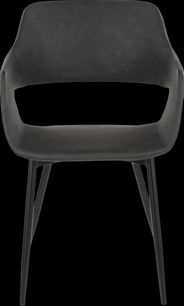 Naibor II Gray Arm Chair, Set of 2 - Thumbnail - Image 7