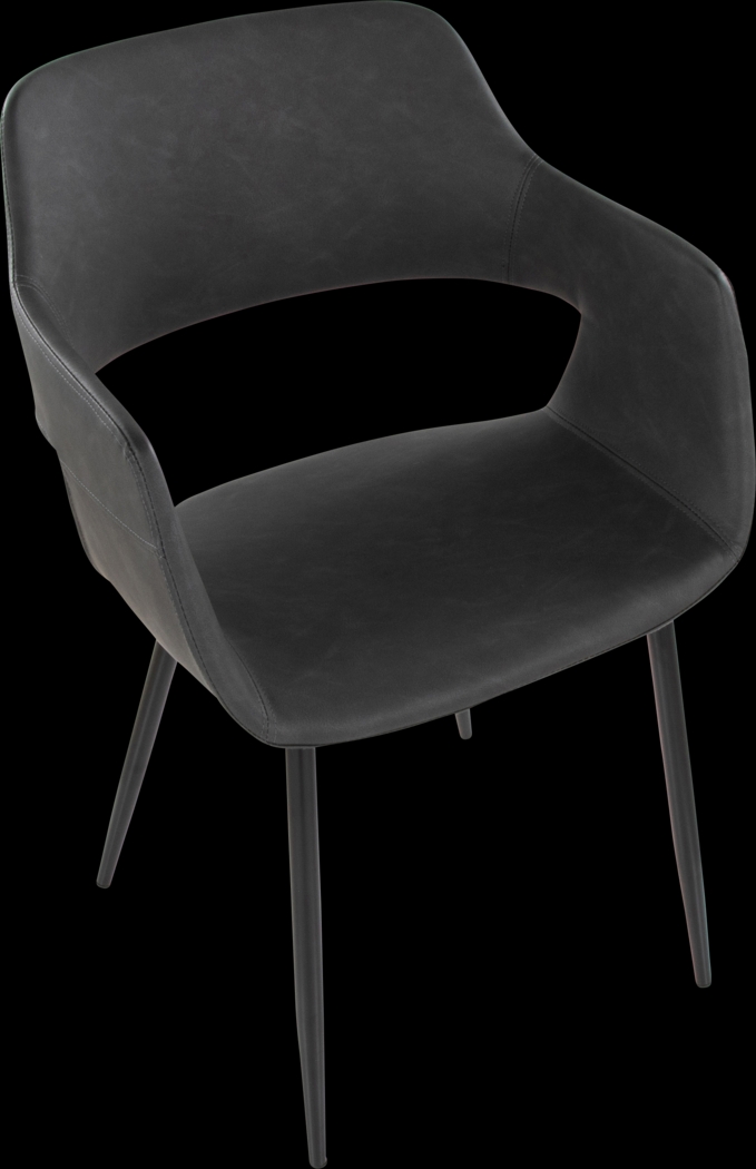 Naibor II Gray Arm Chair, Set of 2 - Thumbnail - Image 8