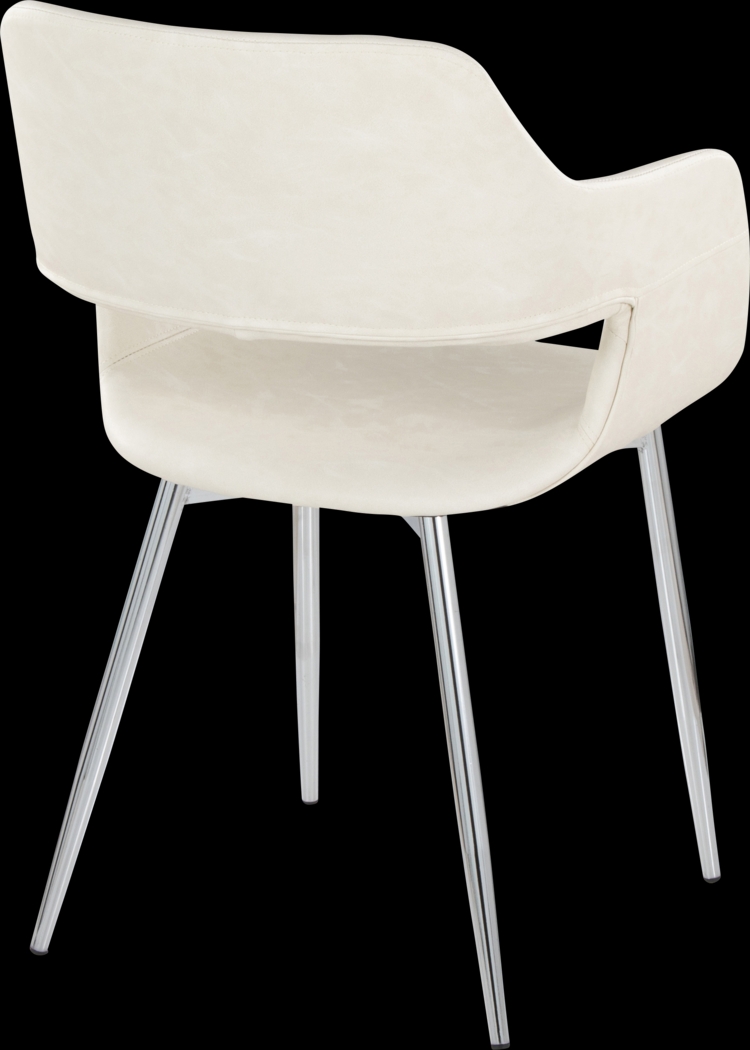 Naibor III Cream Arm Chair, Set of 2 - Thumbnail - Image 5