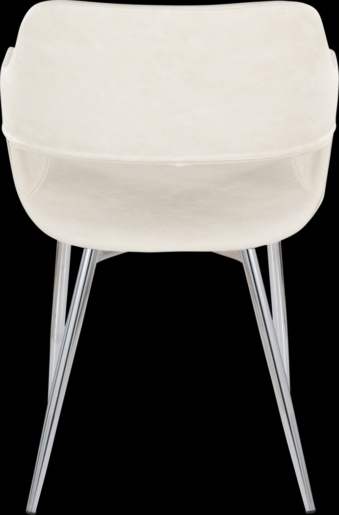 Naibor III Cream Arm Chair, Set of 2 - Thumbnail - Image 6