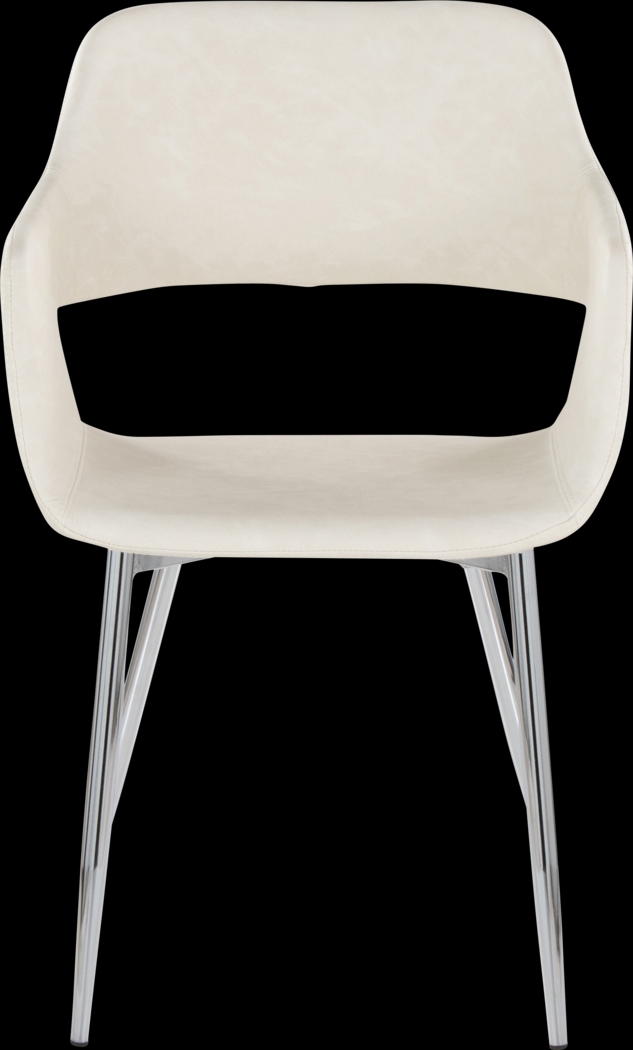 Naibor III Cream Arm Chair, Set of 2 - Thumbnail - Image 7