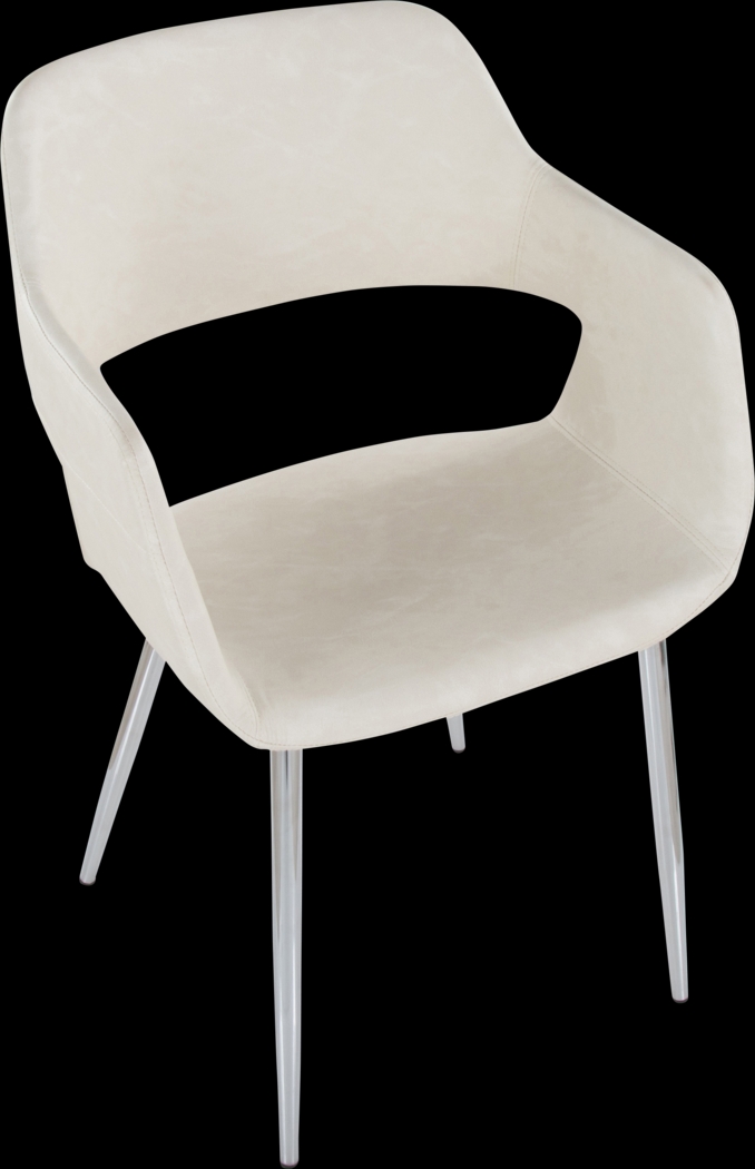 Naibor III Cream Arm Chair, Set of 2 - Thumbnail - Image 8