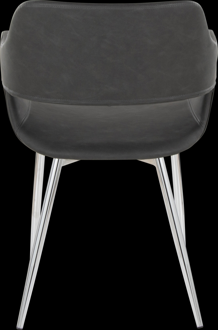 Naibor III Gray Arm Chair, Set of 2 - Thumbnail - Image 6