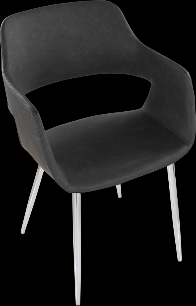 Naibor III Gray Arm Chair, Set of 2 - Thumbnail - Image 8