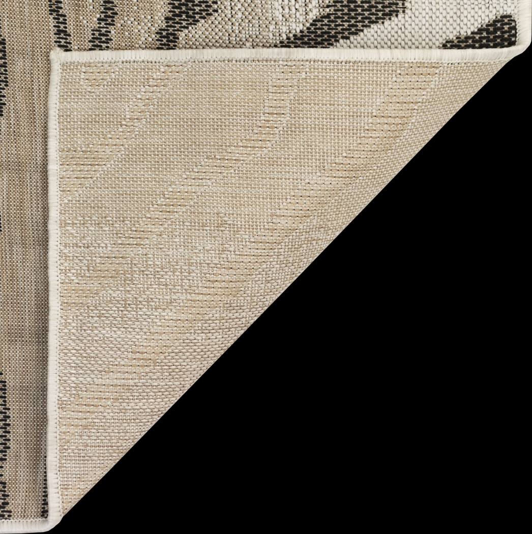 Naibury Beige 4'10 x 7'6 Indoor/Outdoor Rug - Thumbnail - Image 4