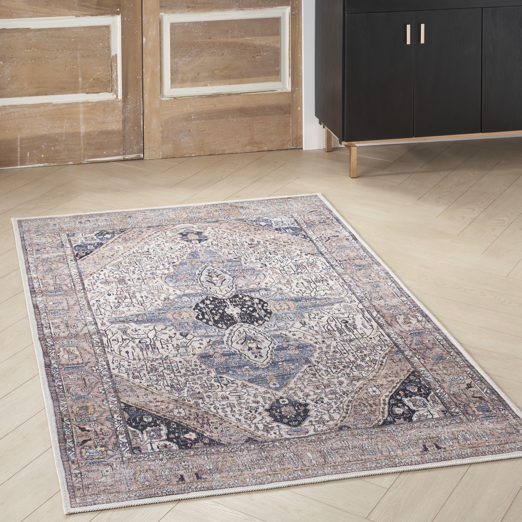 Naicia Blue 9'2 x 12' Rug - Thumbnail - Image 3