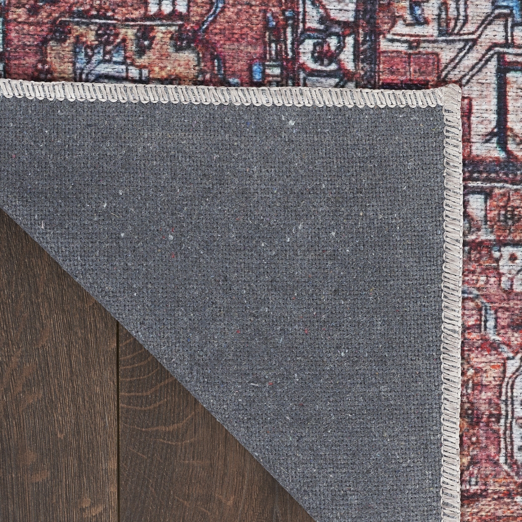 Naicia Ivory/Brick 7'10 x 9'10 Rug - Thumbnail - Image 8