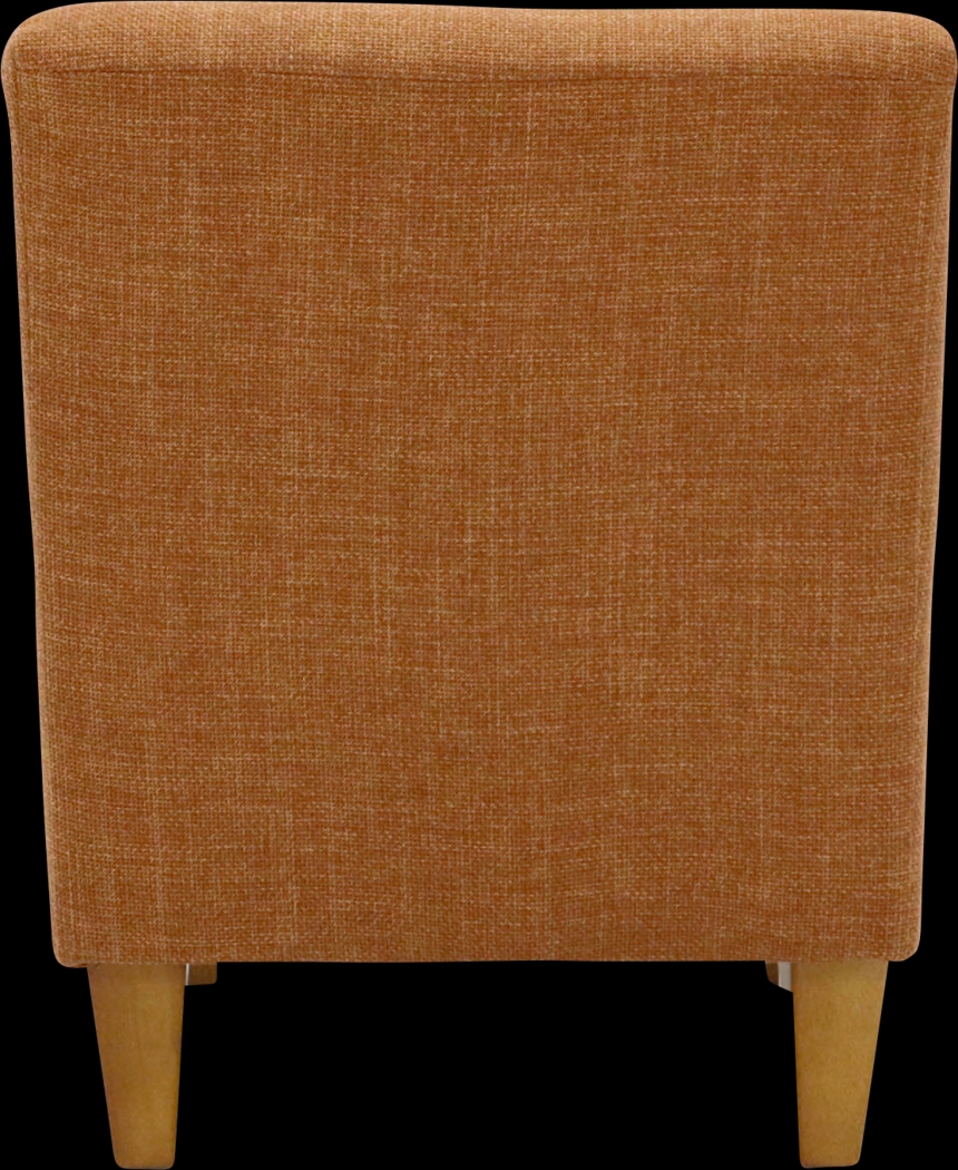 Naiko Orange Accent Chair - Thumbnail - Image 3
