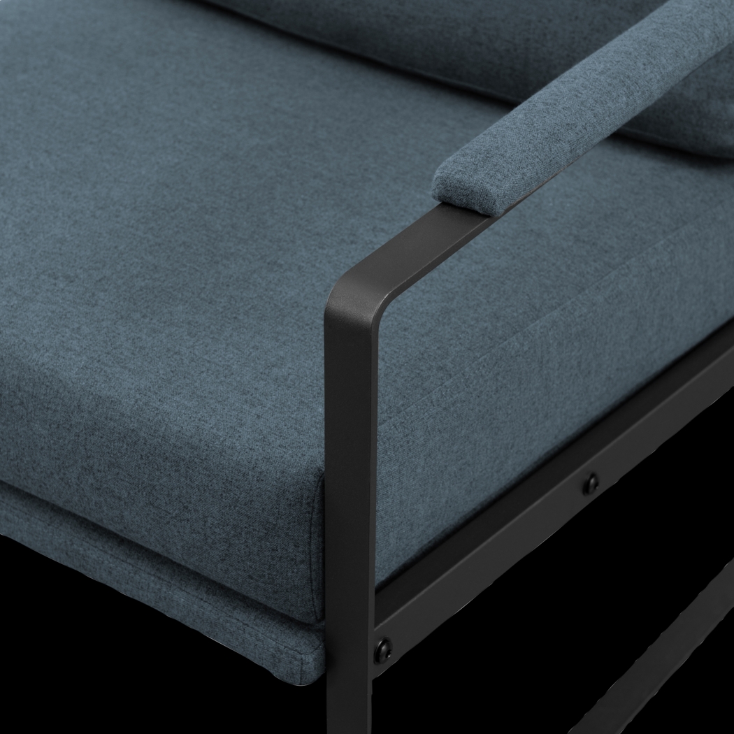 Nairen Blue Accent Chair - Thumbnail - Image 3