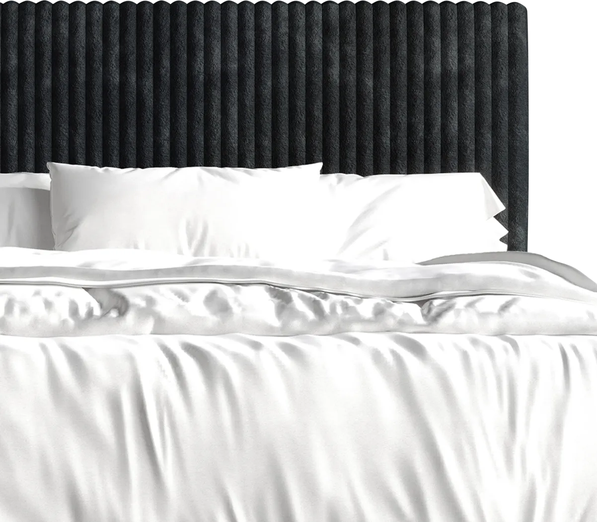 Najah Dark Gray Queen Upholstered Bed - Thumbnail - Image 6