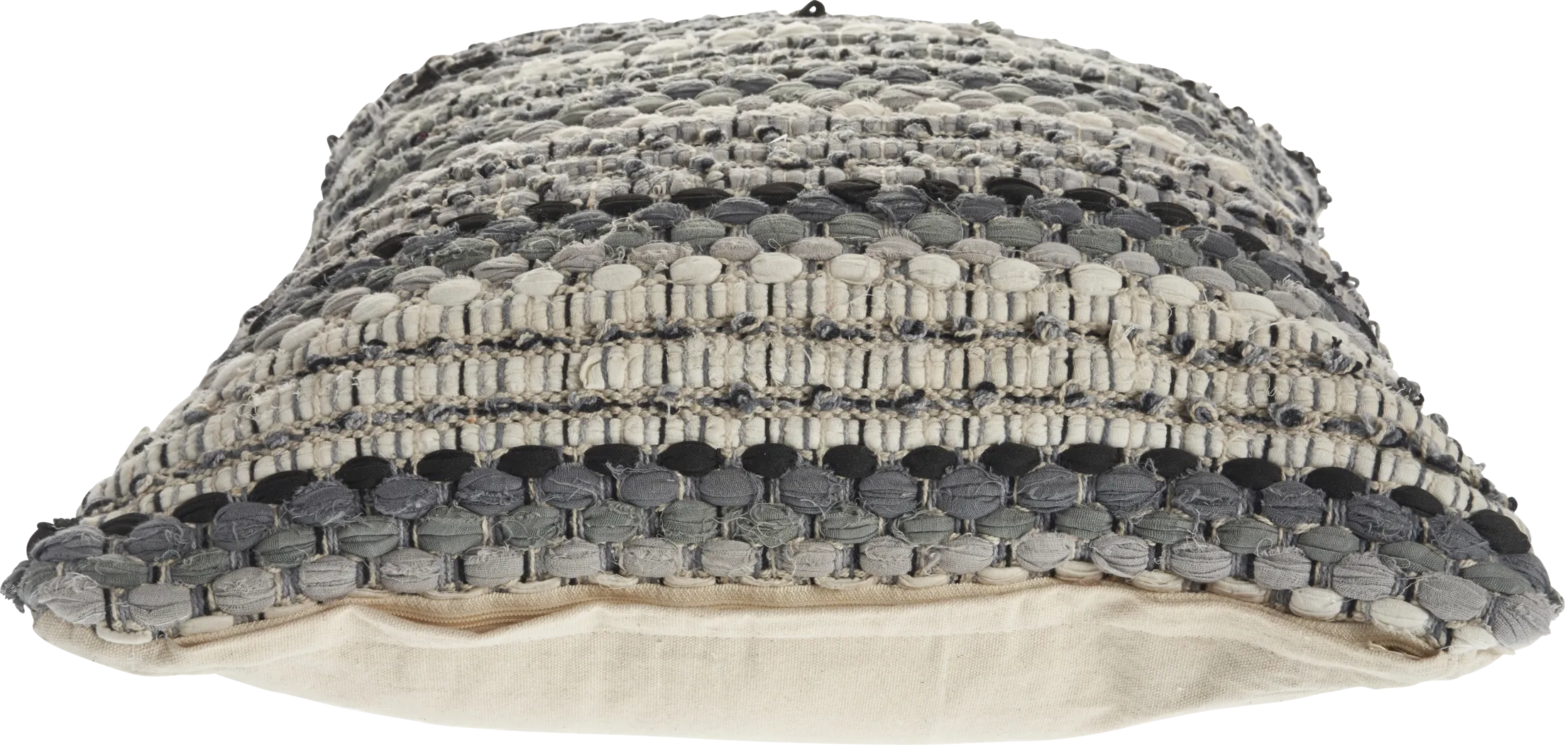 Najeeb Gray Pillow, Set of 2 - Thumbnail - Image 2