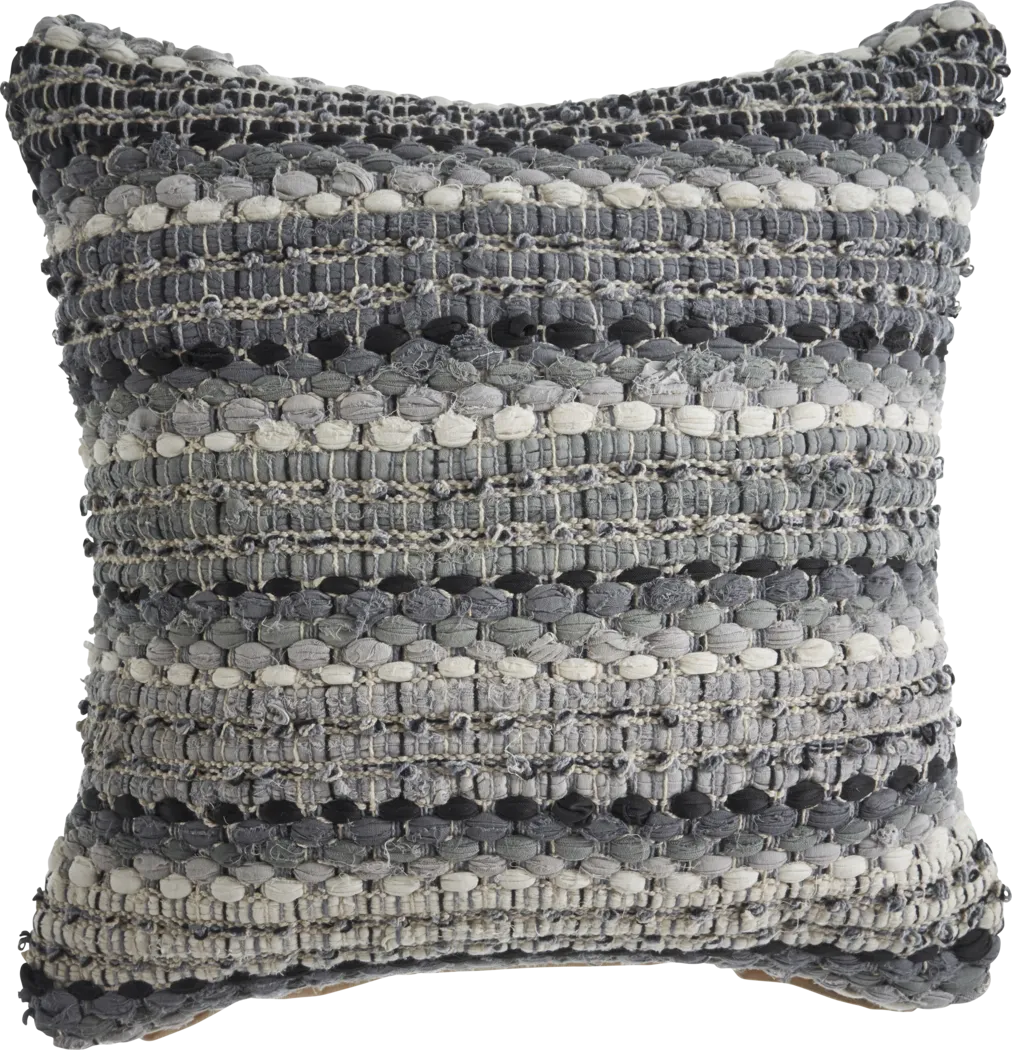 Najeeb Gray Pillow, Set of 2 - Thumbnail - Image 4