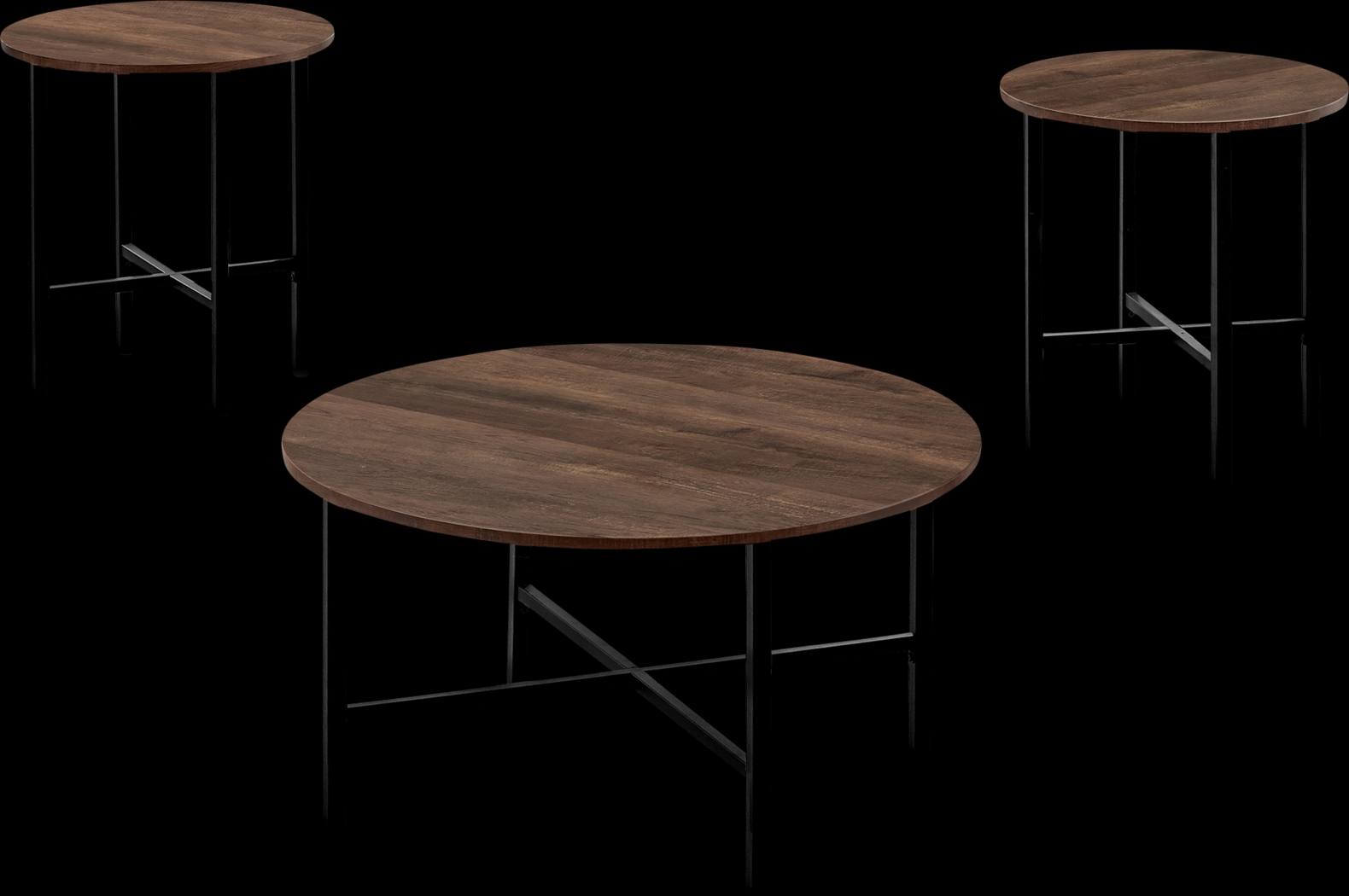 Nakoma Brown Cocktail Table, Set of 3 - Thumbnail - Image 1