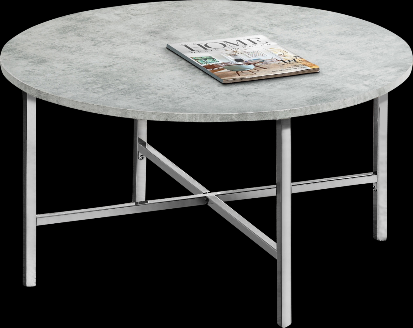 Nakoma Chrome Cocktail Table, Set of 3 - Thumbnail - Image 2