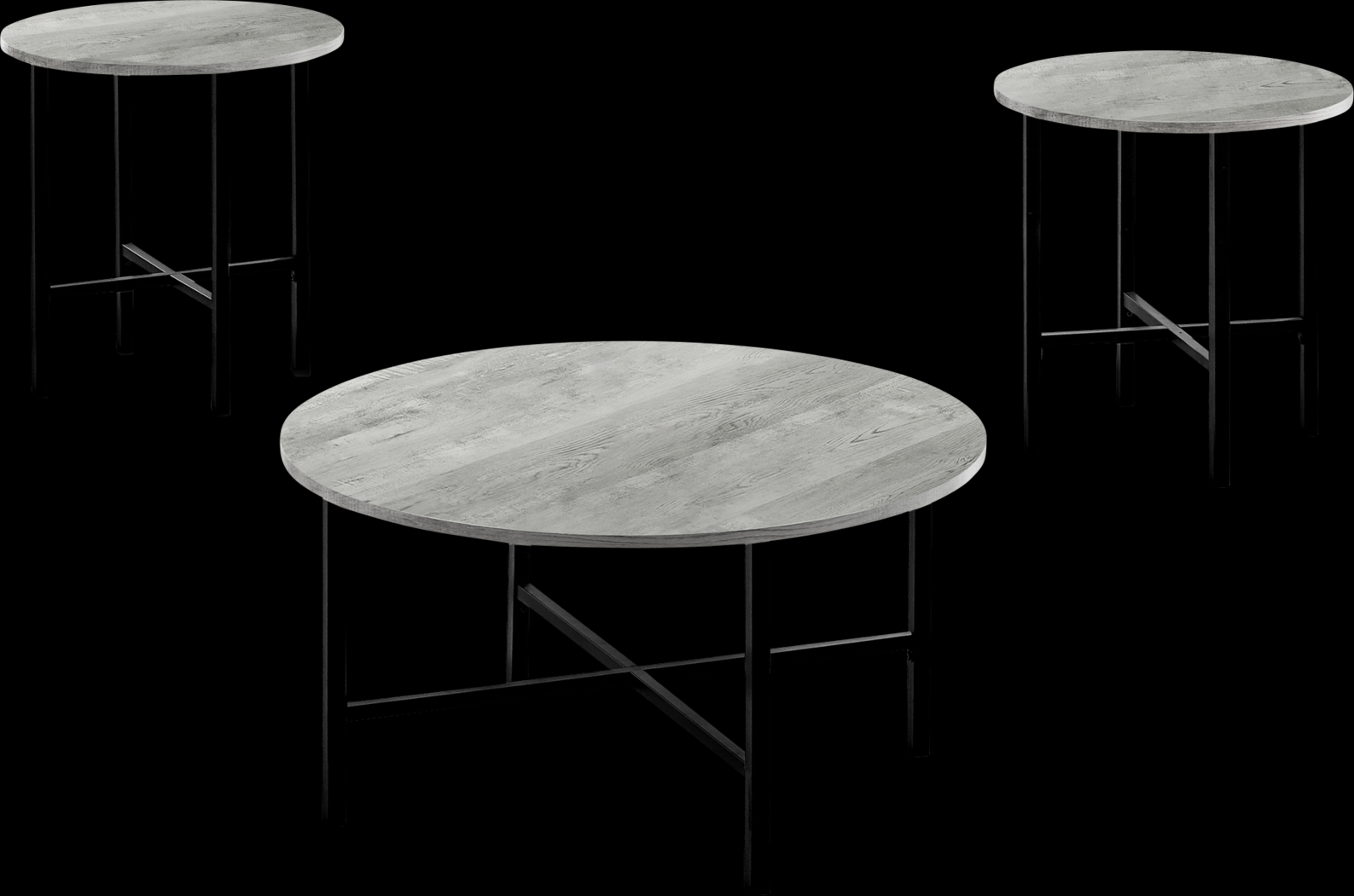 Nakoma Gray Cocktail Table, Set of 3 - Thumbnail - Image 1
