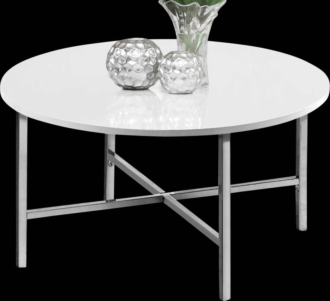Nakoma White Cocktail Table, Set of 3 - Thumbnail - Image 2