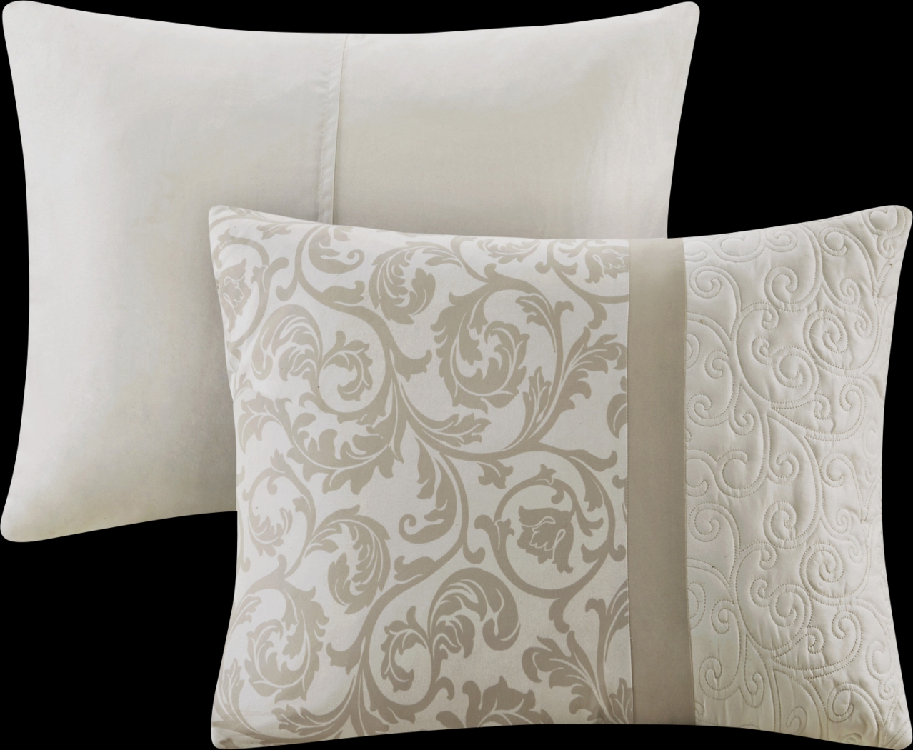 Nalianna Beige 8 Pc King Comforter Set - Thumbnail - Image 5