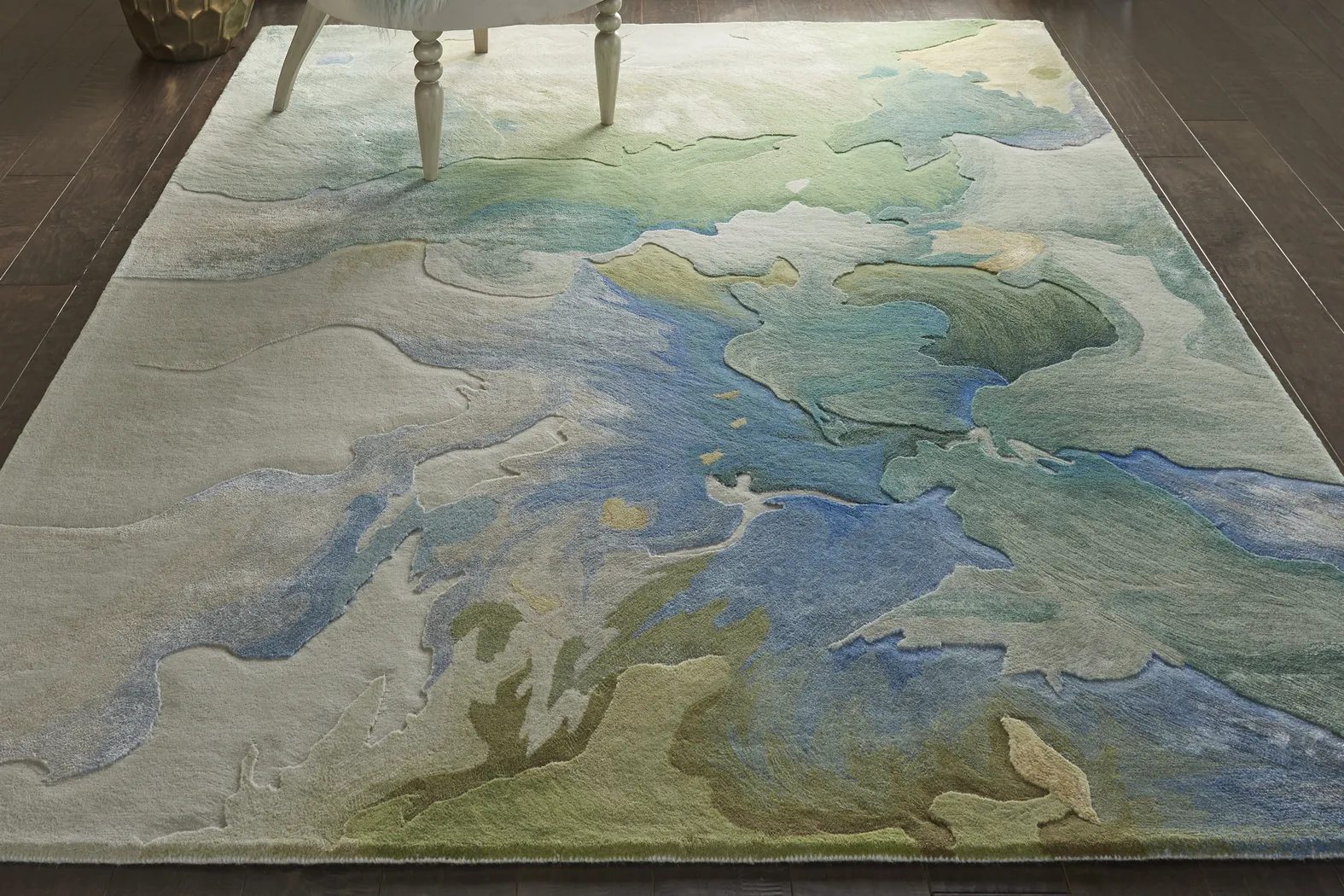 Nalina Seafoam 4' x 6' Rug - Thumbnail - Image 9