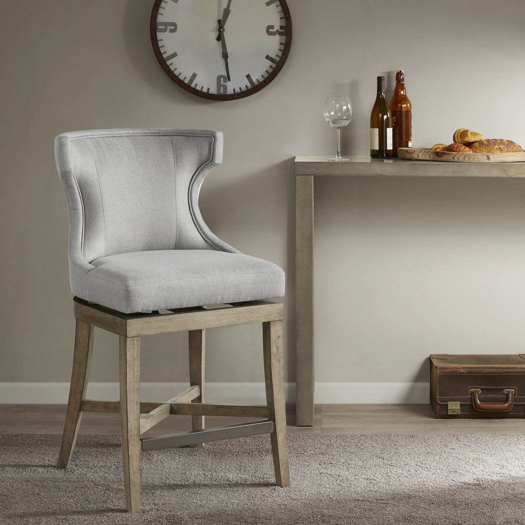 Nallie Gray Counter Height Stool - Thumbnail - Image 7