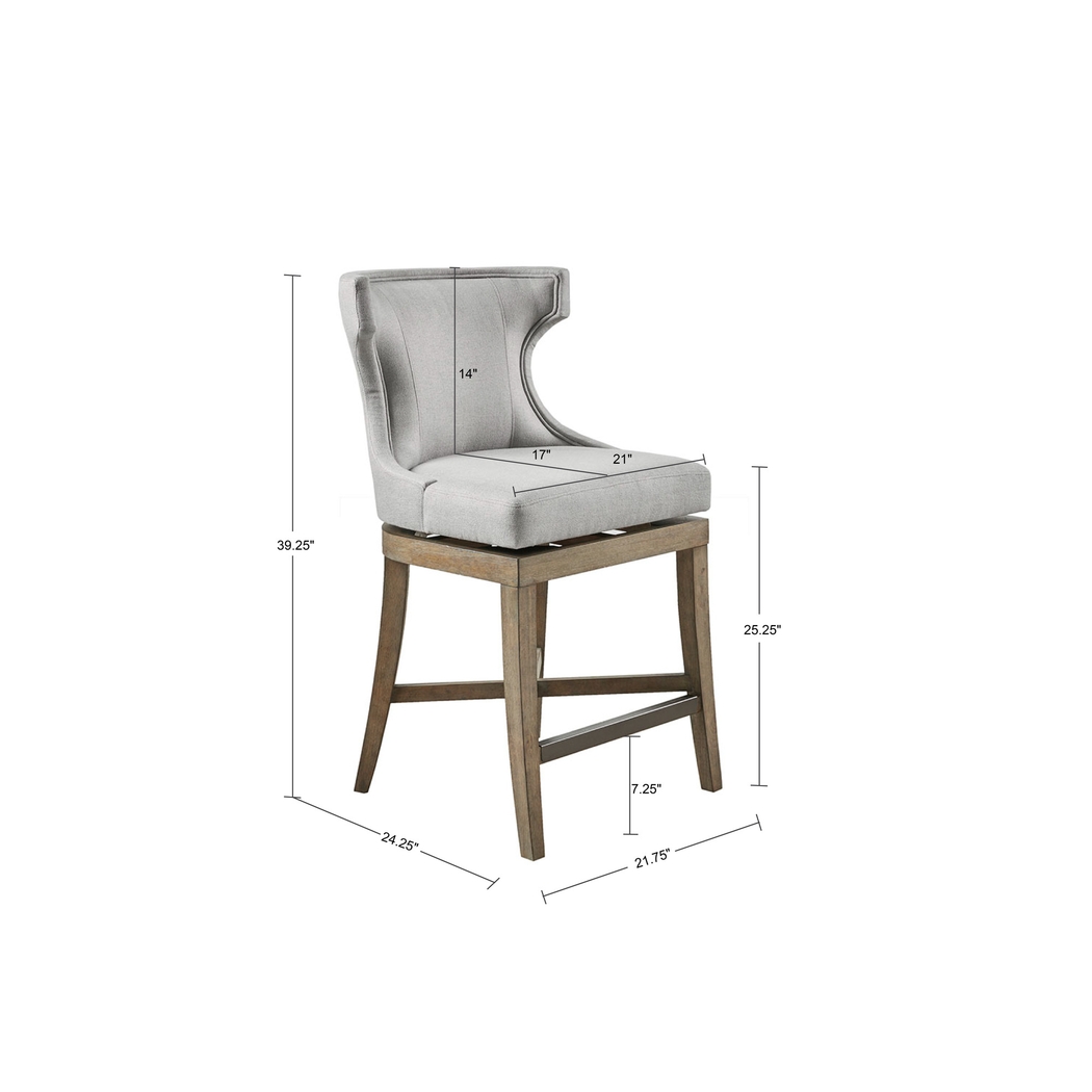 Nallie Gray Counter Height Stool - Thumbnail - Image 9