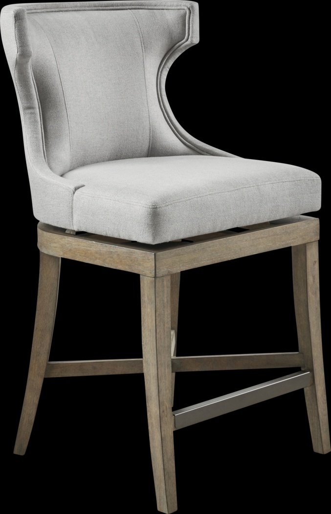 Nallie Gray Counter Height Stool - Thumbnail - Image 1